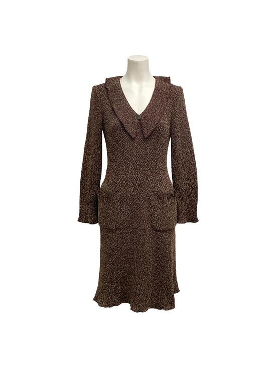 Chanel Dresses & Skirts - Chanel Bordeaux Beige [Outer Fabric] #278590C73B